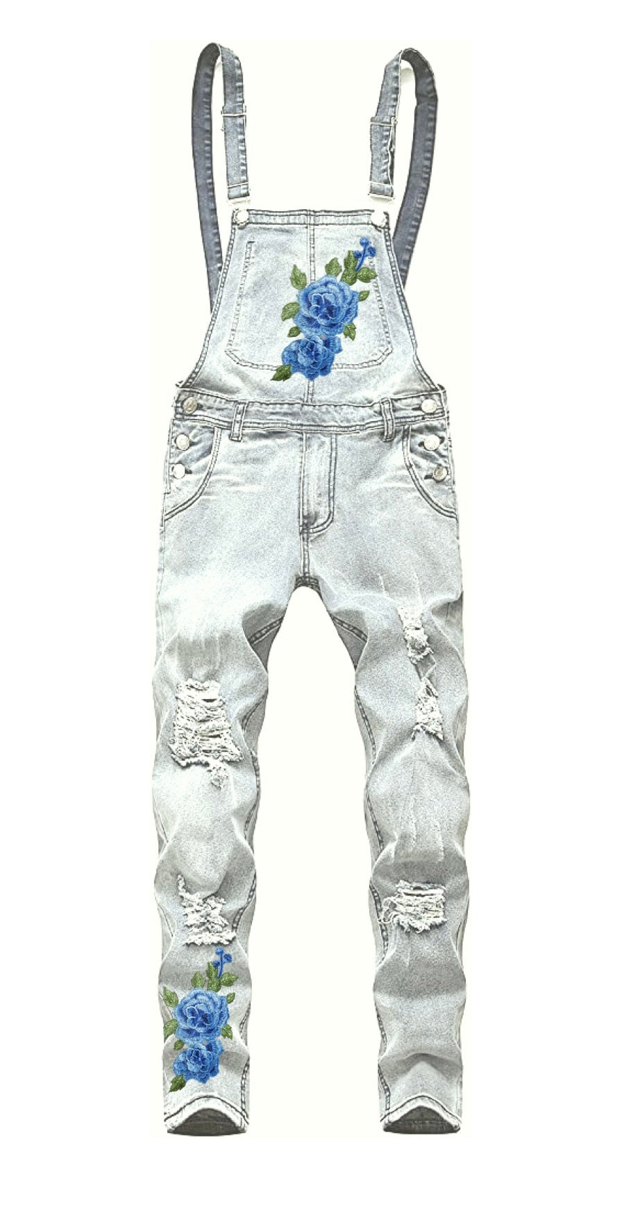 Blue Rose Overalls